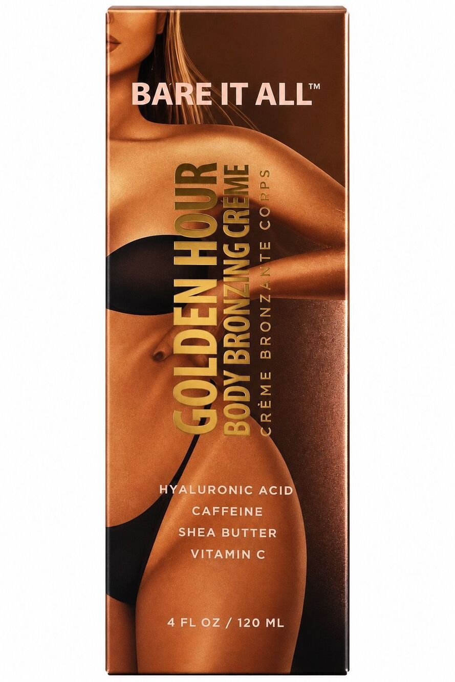 NEW~ BIA Bare It All Golden Hour Body Bronzing Creme Hyaluronic Acid 4 fl oz